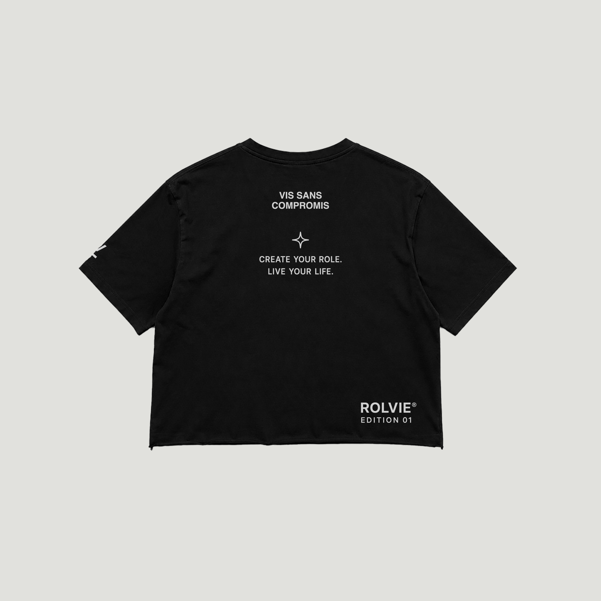 T-Shirt RE - Noir (La Forme Réinventée)