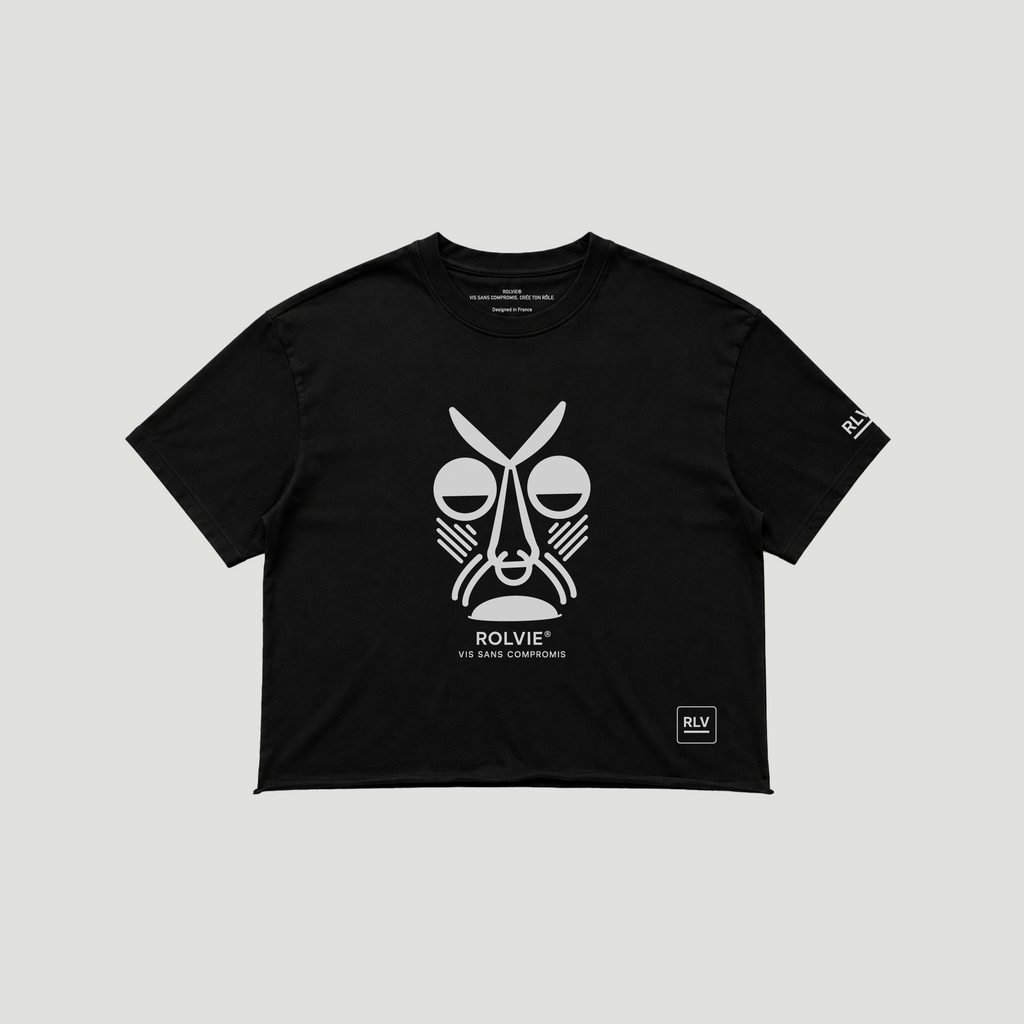 T-Shirt RE - Noir (La Forme Réinventée)